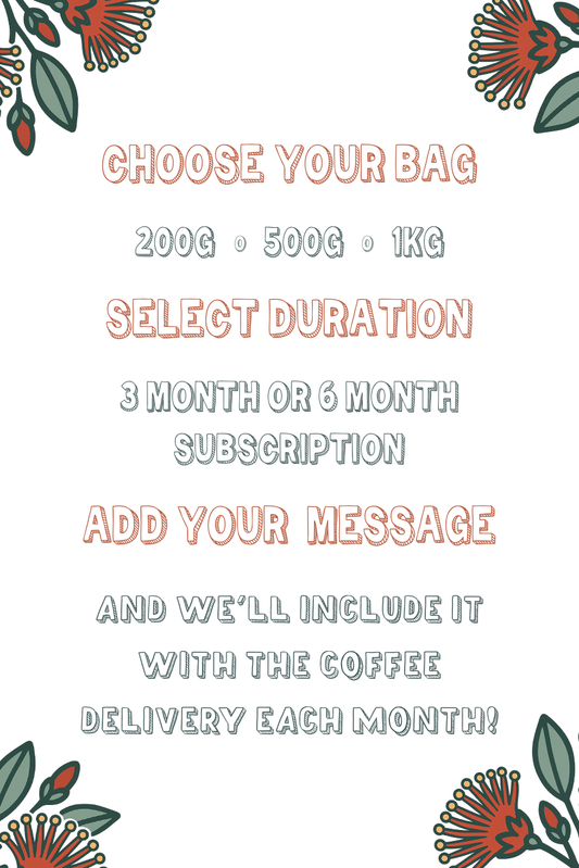 Aotea Roast Coffee Subscription for Christmas