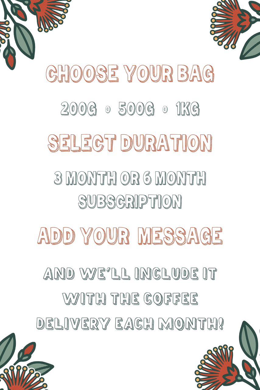 Aotea Roast Coffee Subscription for Christmas